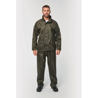 Unisex coated rain set